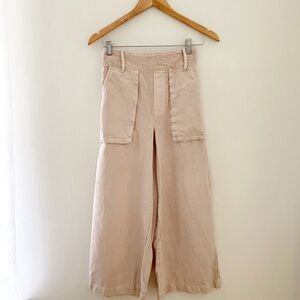 Cropped, Wide Leg YFB Pants, Small